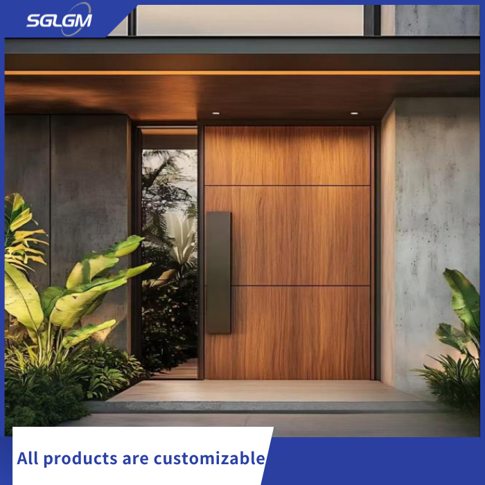 Porte extérieure en bois