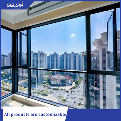 Fenêtres à double vitrage en aluminium