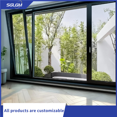 Fenêtres inclinables et tournantes en aluminium