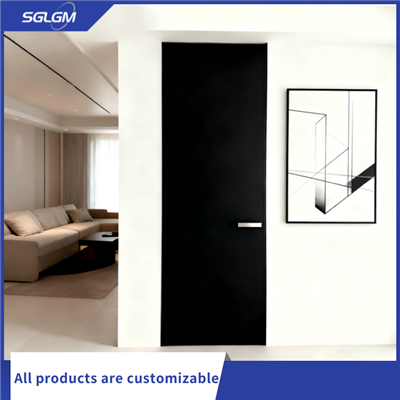 Portes intérieures en aluminium noir