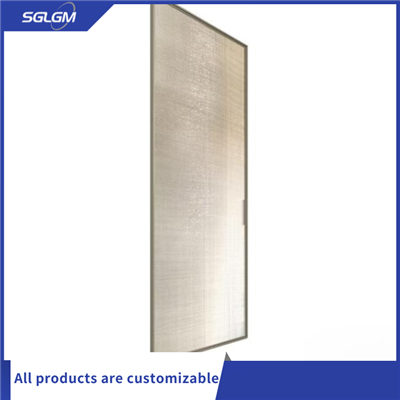 Porte coulissante en verre feuilleté