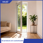 Porte UPVC en verre simple